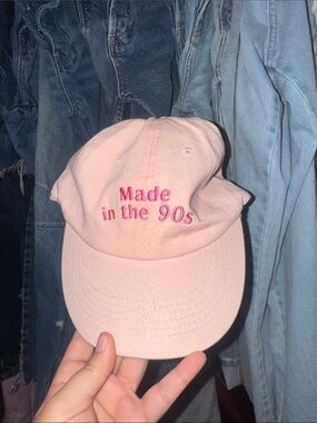 Target Pink Embroidered 'Made in the 90s' Baseball Cap
